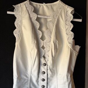 Brand new Oyrosy feaux leather vest